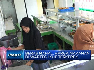 Video: Beras Mahal, Harga Makanan di Warteg Ikut Terkerek