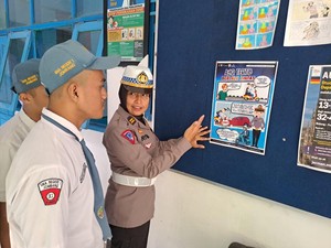 Edukasi Keselamatan Lalu Lintas, Polres Jombang Sasar 16 Sekolah