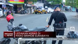 Video: Ledakan Keras di Mako Brimob Surabaya