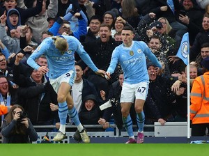 Man City Vs MU: Foden Dua Gol, Citizens Menang 3-1