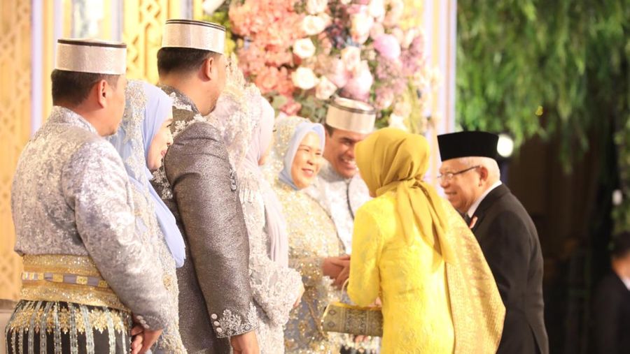 Putra Mentan Andi Amran Sulaiman menikah, tamunya orang penting seperti Presiden Jokowi, SBY, sampai Capres Ganjar Pranowo. (Dok. Humas Kementan)