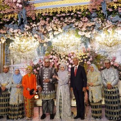 Potret Jokowi-SBY-Ganjar Hadiri Resepsi Pernikahan Anak Mentan Amran