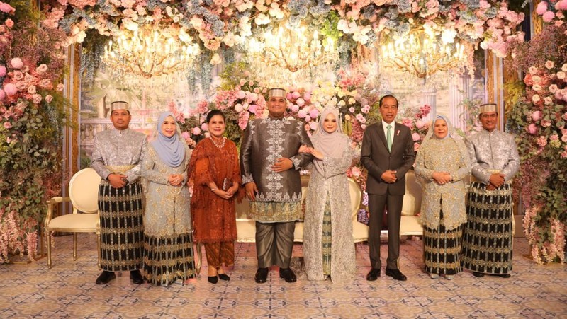 Putra Mentan Andi Amran Sulaiman menikah, tamunya orang penting seperti Presiden Jokowi, SBY, sampai Capres Ganjar Pranowo. (Dok. Humas Kementan)