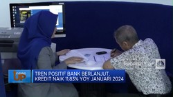 Video: Tren Positif Bank Berlanjut, Kredit Naik Per Januari 2024