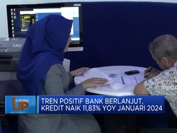 Video: Tren Positif Bank Berlanjut, Kredit Naik Per Januari 2024
