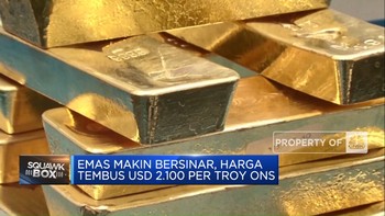Video: Cetak Rekor! Harga Emas Tembus USD 2.100 Per Troy Ons