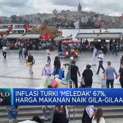 Video: Inflasi Turki Meledak 67%, Harga Makanan Menggila