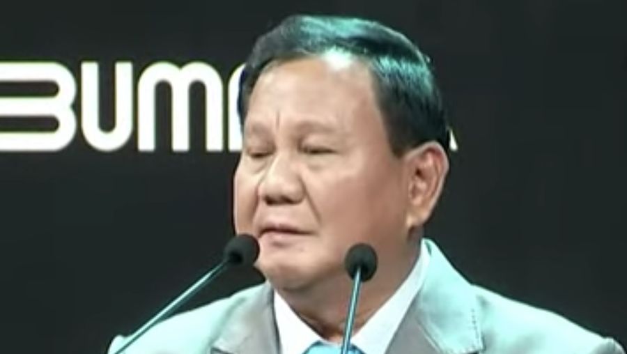 Prabowo Subianto di Mandiri Investment Forum. (Tangkapan Layar Youtube)