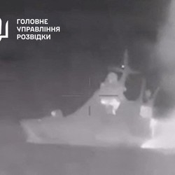 Awas Putin Ngamuk! Penampakan Drone Ukraina Hantam Kapal Perang Rusia