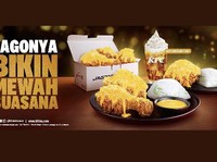 Nikmatnya KFC Golden Chicken Dengan Baluran Keju Khas Italia