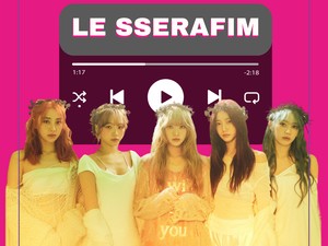 5 Lagu LE SSERAFIM Menyala di Melon Top 100