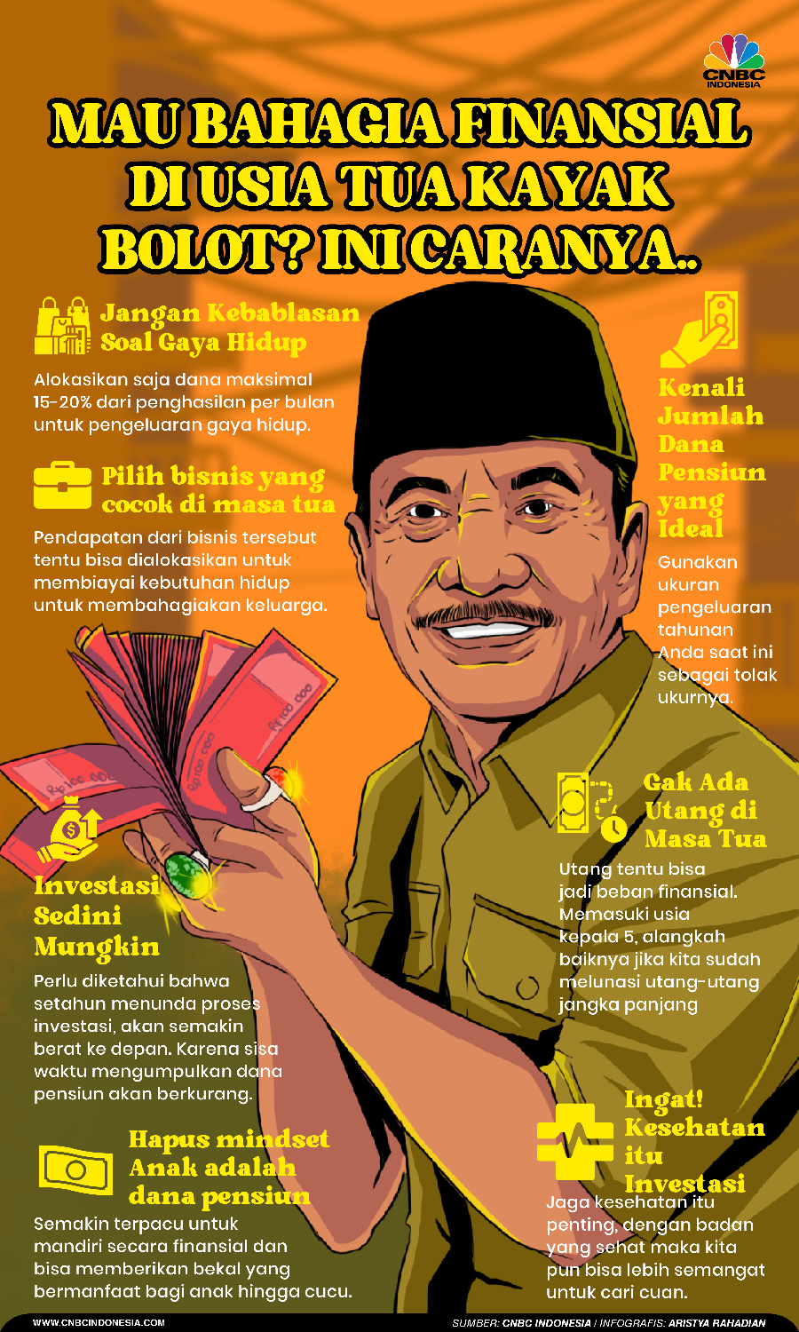 Mau Bahagia Finansial di Usia Tua Kayak Bolot? Ini Caranya..
