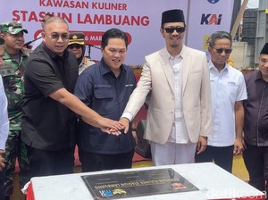 Erick Thohir hingga Andre Rosiade Resmikan Kawasan Kuliner di Bukitinggi
