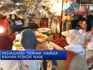 Video: Pedagang 'Teriak' Harga Bahan Pokok Naik
