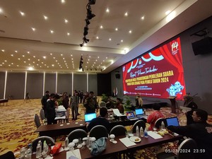 KPU Serang Sandingkan Data Rekapitulasi Suara PPK 239 TPS Usai Saksi Protes
