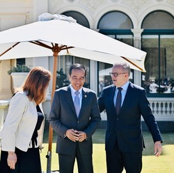 Potret Jokowi Hadiri Jamuan Makan Siang KTT ASEAN-Australia