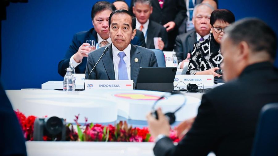 Presiden Jokowi di KTT ASEAN