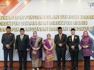 Bank Bengkulu Punya Direksi Baru, Fokus Pengembangan Bisnis