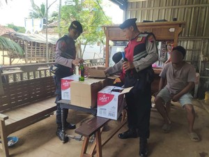 Gelar Operasi Pekat, Ratusan Botol Miras Diamankan Tim Patroli Polres Jepara