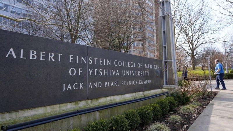 The campus of the Albert Einstein College of Medicine is seen, Tuesday, Feb. 27, 2024, in the Bronx borough of New York. The medical school will be tuition-free for all students from now on thanks to a $1 billion donation from former professor Ruth Gottesman, the widow of a Wall Street investor. (AP Photo/Mary Altaffer)
