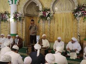 Polisi dan Ulama di Tangerang Gelar Doa Bersama Sambut Ramadan