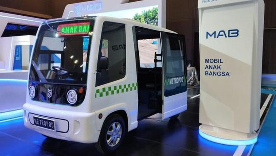 PT MAB akan memproduksi angkutan umum listrik Metropod tahun ini. (Dok. detikcom/Luthfi Anshori)