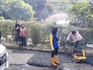 Pakai Tambal Sulam, Pemprov Sumsel Percepat Perbaikan Jalan di Palembang