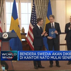 Vedeo: Sah! Swedia Jadi Anggota NATO