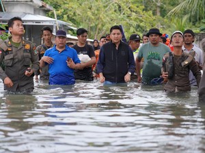 Ratusan Rumah di Ogan Ilir Terendam Banjir, Pemkab Dirikan Posko-Dapur Umum