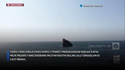 Video: Diserang Houthi, Kapal Kargo Inggris Tenggelam di Laut Merah