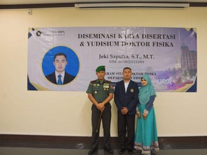 Teliti Tremor Penembak, Lettu Jeki Jadi Doktor Fisika Pertama di TNI AD