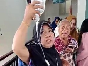 Plafon RS Gorontalo Rusak hingga Hujan Merembes, Pasien Dievakuasi
