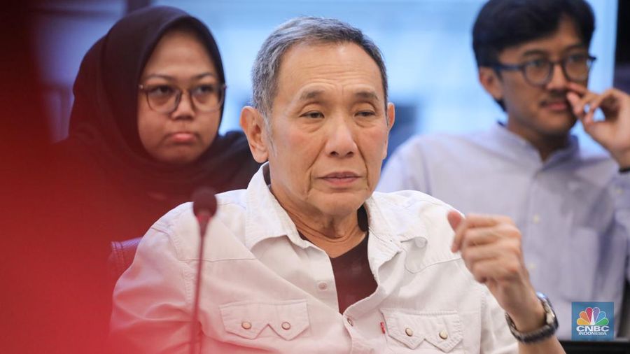 Pengusaha Jusuf Hamka. (CNBC Indonesia/Faisal Rahman)