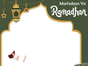 10 Twibbon Menyambut Ramadan 2026/1447 H untuk Hari Pertama Puasa