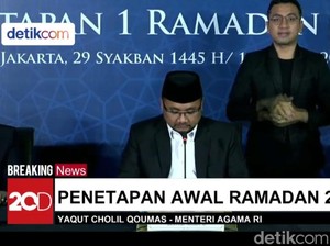 Hasil Sidang Isbat 2024: 1 Ramadan Jatuh pada Selasa 12 Maret