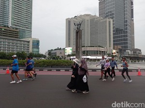 Jelang Ramadan, Warga Ramaikan CFD Sudirman-Thamrin Pagi Ini