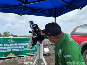 Hasil Rukyatul Hilal Penetapan 1 Ramadhan 1445 H di Indonesia Timur-Tengah