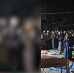Miris! Warga Gaza di Rafah Jalani Tarawih Pertama di Reruntuhan Masjid
