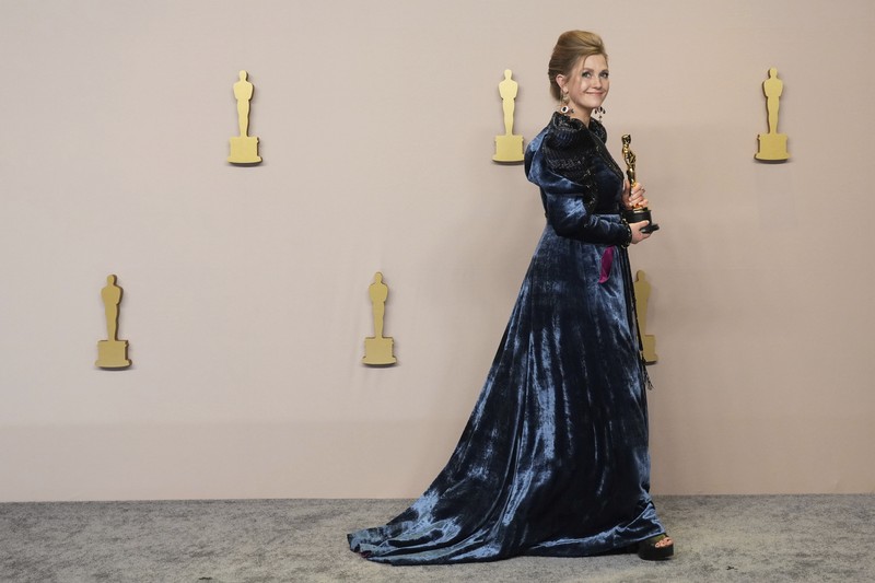 Emma Stone tiba di Oscar pada Minggu, 10 Maret 2024, di Teater Dolby di Los Angeles. Emma Stone tiba di Oscar pada Minggu, 10 Maret 2024, di Teater Dolby di Los Angeles. (Photo by Jordan Strauss/Invision/AP)