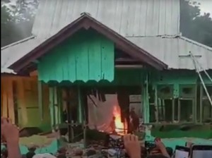Kantor PPA di Lampung Dibakar Massa Gegara Kasus Serangan Harimau
