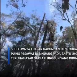 Dramatis, Momen Pilot Smart Air Dievakuasi Dari Hutan Kalimantan