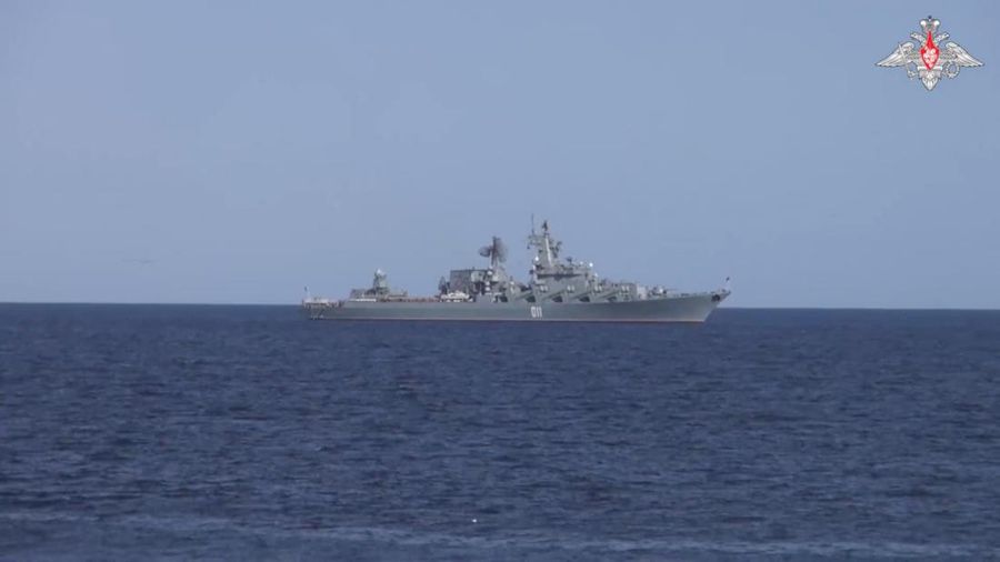Iran akan memulai latihan angkatan laut gabungan dengan Rusia dan China di bagian utara Samudera Hindia, kata media pemerintah Selasa (12/3). (Iranian Army via AP)