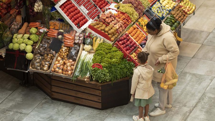Pasar buah Korea Selatan. (Freepik)