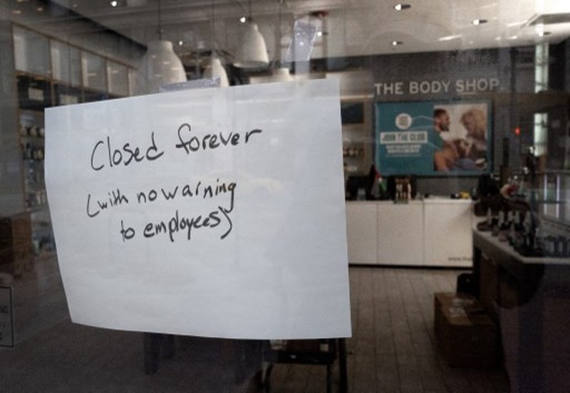 Perusahaan kosmetika ternama di dunia, The Body Shop bangkrut dan menutup ratusan tokonya d Amerika Serikat dan Kanada. Operasional perusahaan tertekan inflasi. (Getty Images via AFP/SCOTT OLSON) Perusahaan kosmetika ternama di dunia, The Body Shop bangkrut dan menutup ratusan tokonya d Amerika Serikat dan Kanada. Operasional perusahaan tertekan inflasi. (Getty Images via AFP/SCOTT OLSON)
