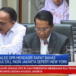 Baleg DPR-Mendagri Rapat Bahas RUU DKJ, Ingin Jakarta Seperti New York