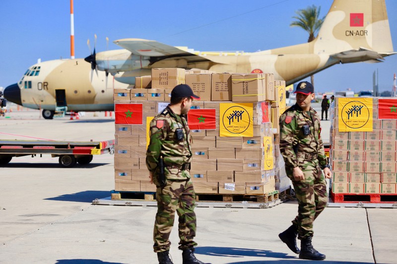 ISRAEL-PALESTINIANS/GAZA-AID DROP-US MILITARY U.S. Air Force drops humanitarian aid for Gaza residents, in this screengrab from a video released on March 5, 2024. US Central Command via X/Handout via REUTERS THIS IMAGE HAS BEEN SUPPLIED BY A THIRD PARTY