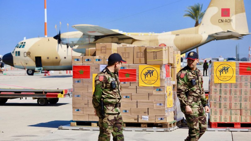 U.S. Air Force drops humanitarian aid for Gaza residents, in this screengrab from a video released on March 5, 2024. US Central Command via X/Handout via REUTERS    THIS IMAGE HAS BEEN SUPPLIED BY A THIRD PARTY