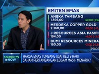 Harga Emas Tumbang Usai Reli 9 Hari, Saham Emiten Logam Masih Menarik?