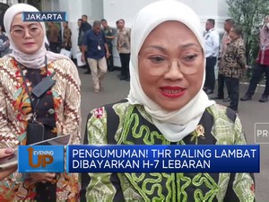 Video: Pengumuman! THR Paling Lambat Dibayarkan H-7 Lebaran
