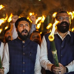 Potret Warga India Ngamuk, Tolak UU Kontroversial Diskriminasi Muslim